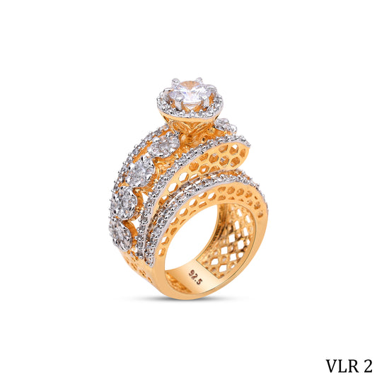 The Golden Cocktail Ring