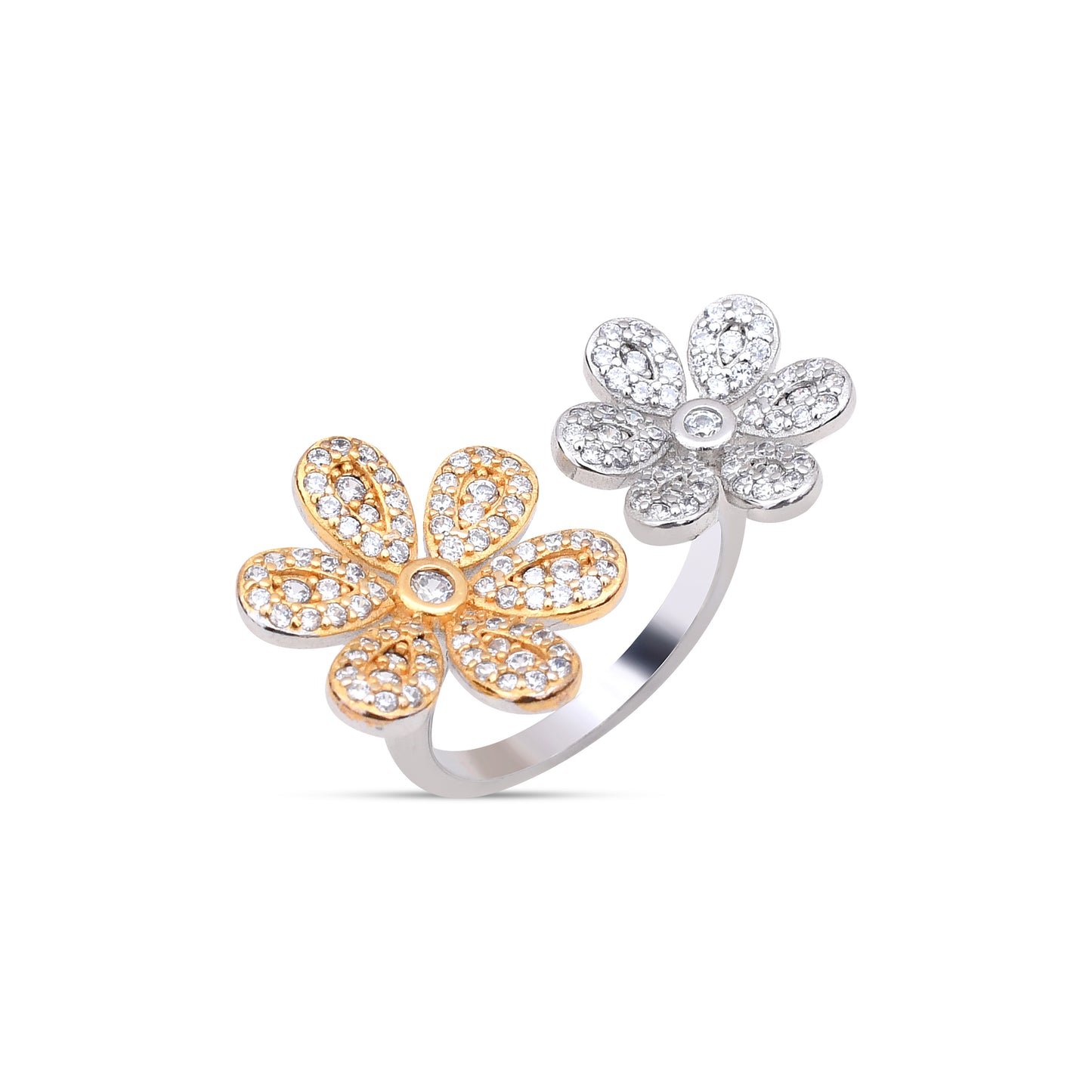 Adjustable Twin star ring