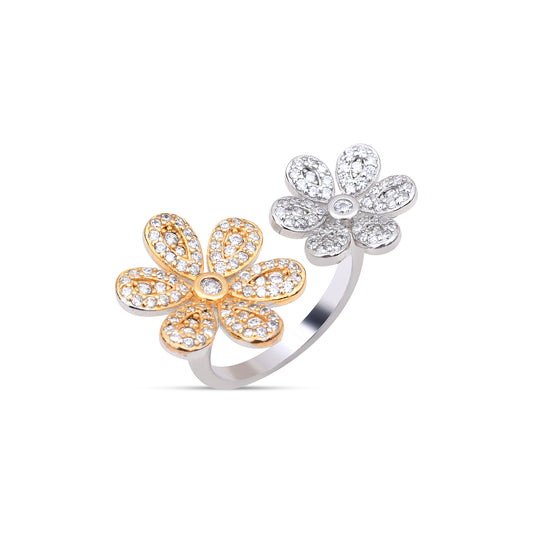 Adjustable Twin star ring