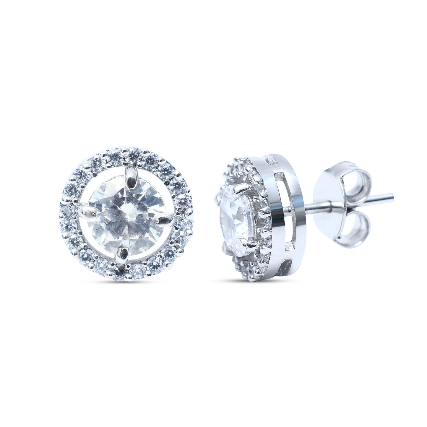 Earring  Enchanting Halo round